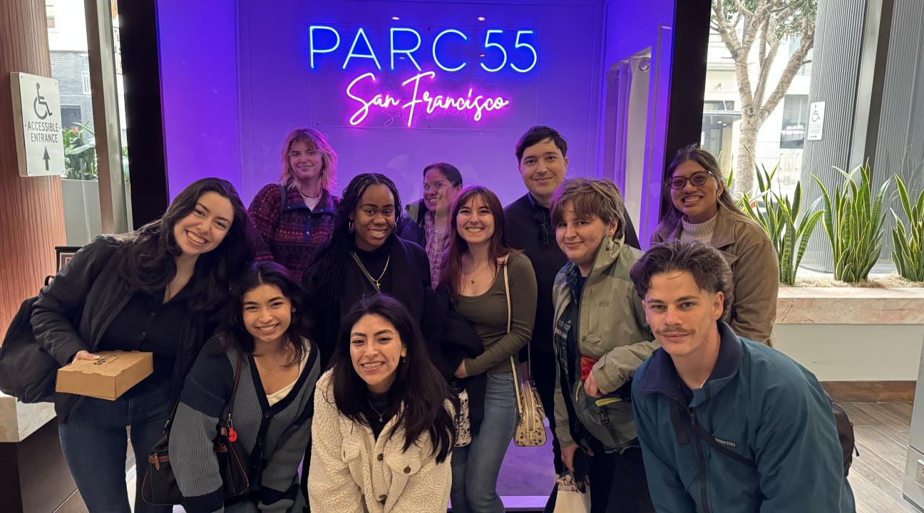 Debora Paterniti Koret and Sociology Research Assistant Scholars—planning for and engaging in Pacific Sociological Association meeting in San Francisco, CA. March 27, 2025