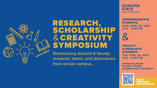 Research, Scholarship and Creativity Symposium Graphic